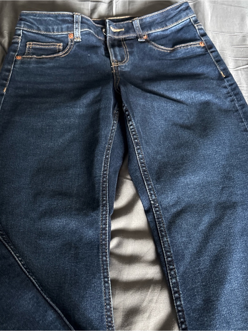 Women’s Boot Cut Jeans in Dark Indigo Blue